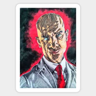 Preacher - "Dickhead" Herr Star portrait (original) Sticker